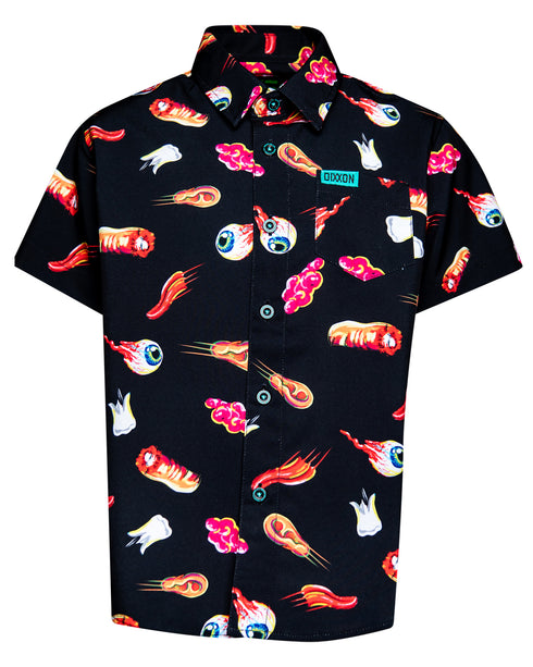 BETTER LOVERS PARTY SHIRT SHORT SLEEVE BUTTON UP - YOUTH